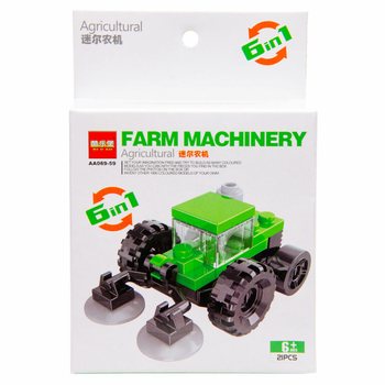 KLOCKI BRICKS - POJAZDY ROLNICZE (12 szt.)