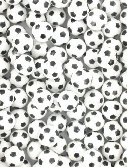KAUCZUKOWA PIŁECZKA FUTBOL (98 szt.)