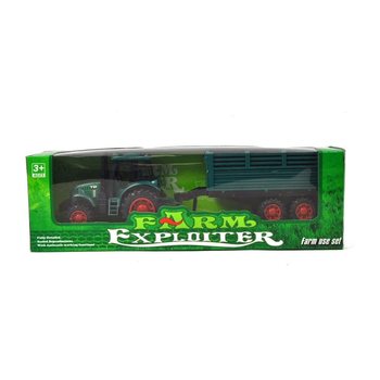 TRAKTOR Z PRZYCZEPĄ W DISPLAYU (12 szt.)