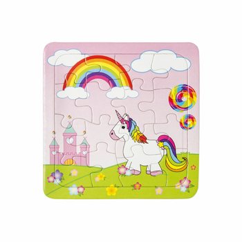 MIX Puzzle Jednorożec - 14 x 14 cm (50 szt.)
