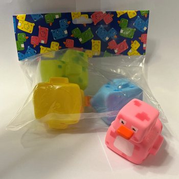 Zestaw kaczek Gaming - Kaczki do kąpieli 6x5 cm (4 sztuki)