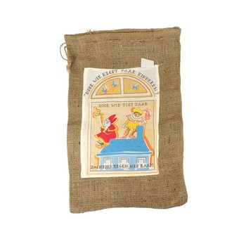 Średni Worek Jutowy Święty Mikołaj / Sinterklaas (2 szt.)