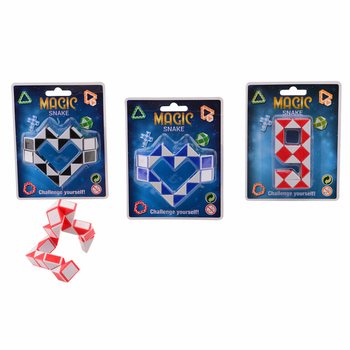 MAGIC SNAKE - WĄŻ PUZZLE 3D NA KARCIE (24 szt.)