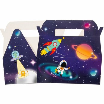 Pudełka na Menu Dziecięce Kosmos / Space - 22,5 x 12 x 9,5 cm (24 szt.)