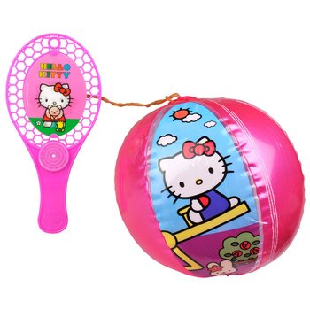 Zestaw Paletka z Piłką na Gumce Hello Kitty (12 szt.)