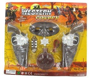 ZESTAW ZABAWEK DLA KOWBOJA WESTERN (6 szt.)