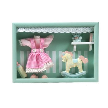 DREWNIANA DEKORACJA ŚCIENNA 3D DO POKOJU DZIECIĘCEGO - MODEL 2
