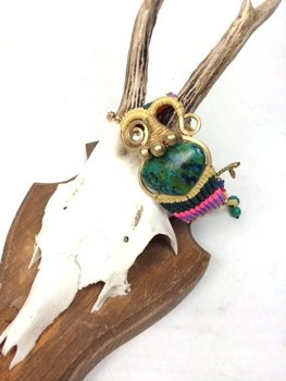 Bransoletka GREENSTONE Żółta HANDMADE ORIGINALS (1 szt.)
