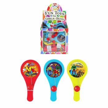 Gra Paddle Bat Superbohaterowie - Display (96 sztuk)