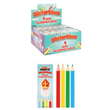 Kredki oł&oacute;wkowe Mikołajkowe (Sinterklaas) 4 szt. w displayu (120 szt.)
