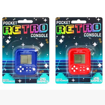 KIESZONKOWA KONSOLA RETRO BRELOK - 26 GIER (6 szt.)