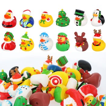 Mix Świąteczne Kaczuszki do Kąpieli 6cm (12 sztuk) - Prezenty Festiwalowe
