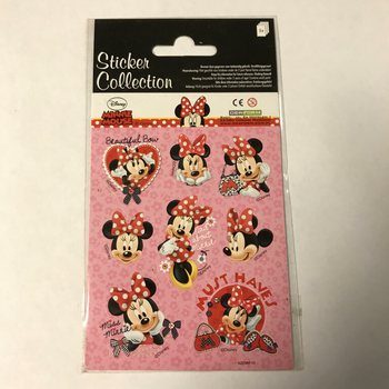 Naklejki Disney Minnie Mouse - Arkusze 16 x 9 cm (10 zestawów)