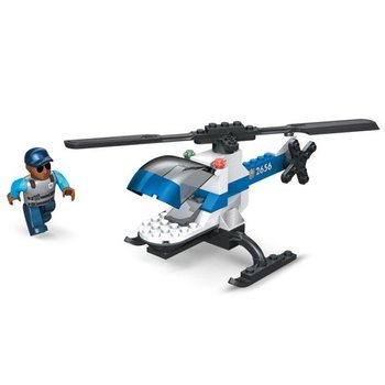 MEGA BLOKS - SUV STRAŻACKI I HELIKOPTER POLICYJNY (2 szt.)