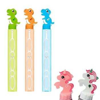 Bańki Mydlane Miecze Jednorożec i Dinozaur - 120ml - 24 Sztuki
