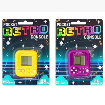 KIESZONKOWA KONSOLA RETRO BRELOK - 26 GIER (6 szt.)