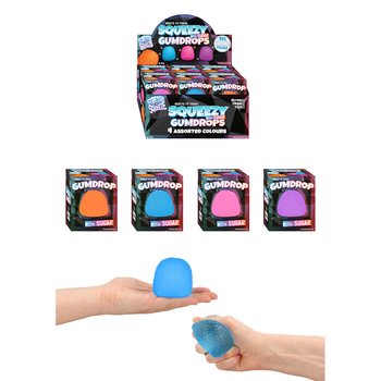 GNIOTEK SQUEEZE GUM DROP - Z WYPEŁNIENIEM SUGAR - DISPLAY (12 szt.)