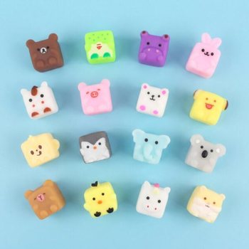 Gniotek Squishy do Losowania - Cube Animals - W Wyświetlaczu (96 szt.)