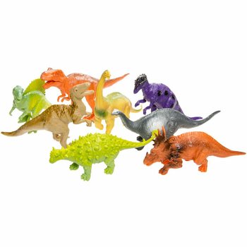 Dinosaur World: 8-częściowy Zestaw Dużych Figurek Dinozaur&oacute;w