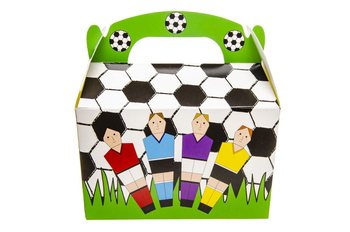 PUDEŁKO NA SMAKOŁYKI PIŁKA NOŻNA 12x12.5x6 cm (12 szt.)