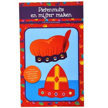 Zestaw DIY Czapka Pomocnika i Mitra Mikołaja (12 szt.)