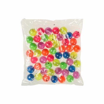 MIX PIŁECZKI KAUCZUKOWE KOLORY NEON &Oslash; 3,2 cm (50 szt.)