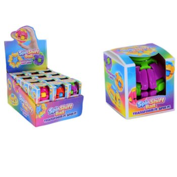PIŁKA FIDGET SPINNER SPIN & POP - SPIN SHIFT BALL - W EKSPOZYTORZE (24 szt.)