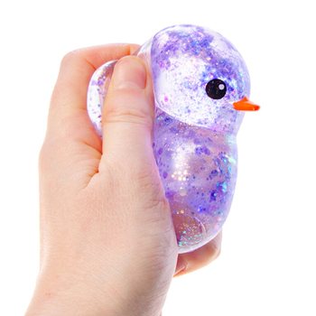 GUMOWA KACZUSZKA SQUEEZE DUCK - MIX KOLOR&Oacute;W - W DISPLAYU (12 szt.)
