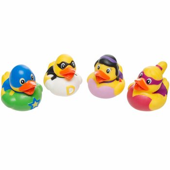 Mix Kaczki do Kąpieli Superbohaterowie - 5x5 cm (4 szt.)