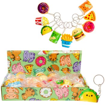 Breloki Squishy Fast Food w Stojaku (24 szt.)