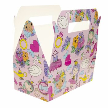 Pudełko Menu Księżniczka - Pudełka dla Dzieci - 22,5 x 12 x 9,5 cm (24 szt.)