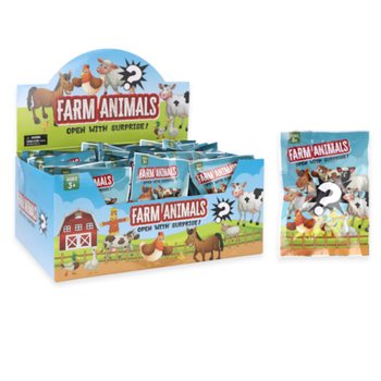 Blind Bag / Torebka Niespodzianka - Motyw: Zwierzęta Wiejskie w Displayu (60 szt.)