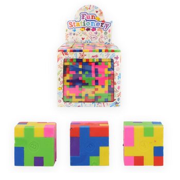 GUMKA DO MAZANIA KOSTKA PUZZLE - DISPLAY (120 szt.)