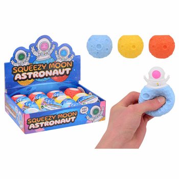 Astronaut Squeezy Moon Ball - W Ekspozytorze (12 sztuk)