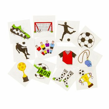 Tatuaże Piłkarskie Fun - Ekspozytor 48 Opakowań (12 Tatuaży w opakowaniu)