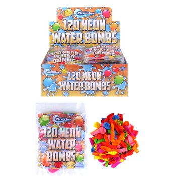 120x BALONY NA WODĘ W TOREBCE W DISPLAYU (24 szt.)