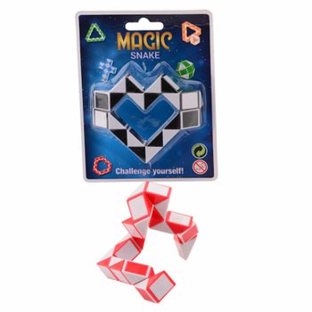 MAGIC SNAKE - WĄŻ PUZZLE 3D NA KARCIE (24 szt.)