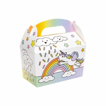Pudełeczka na Prezenty Jednorożec / Pudełka na Słodycze 12x12.5x6 cm (12 szt.)