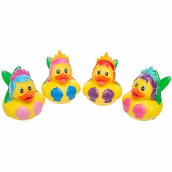 KACZKI DO KĄPIELI SYRENKA MIX - 5x5 cm (4 szt.)