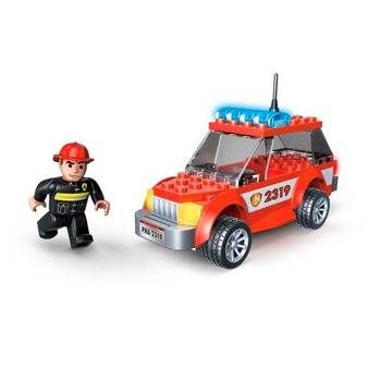 MEGA BLOKS - SUV STRAŻACKI I HELIKOPTER POLICYJNY (2 szt.)