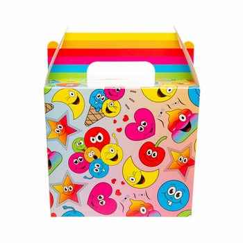 PUDEŁKO MENU / PUDEŁKO NA PREZENTY SMILEY 14x10x17 cm (12 szt.)