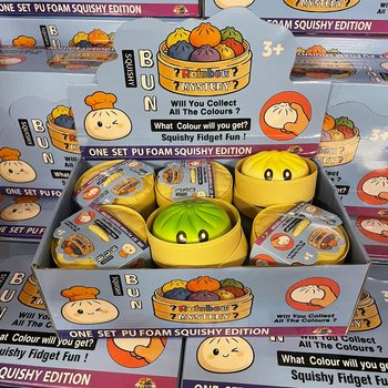 RAGE - Squishy Bun Dumplings DUŻE - ONE SET PU FOAM SQUISHY EDITION (12 szt.)