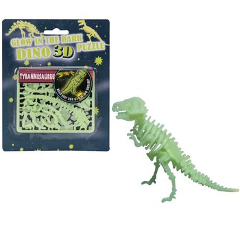 Świecące w ciemności puzzle 3D dinozaury (24 szt.)