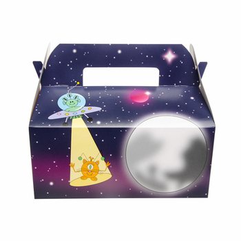 Pudełka na Menu Dziecięce Kosmos / Space - 22,5 x 12 x 9,5 cm (24 szt.)