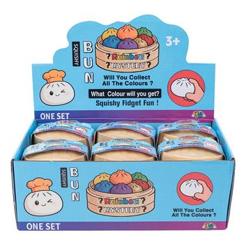 RAGE - Pierożki Squishy Bun DUŻE (8.5 x 8.5 x 4.8 cm) - Viralowa Zabawka Fidget 2026 (12 szt.)