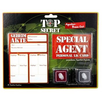 TOP SECRET – AGENT SPECJALNY, ZESTAW DO ODCISKÓW PALCÓW (12 szt.)
