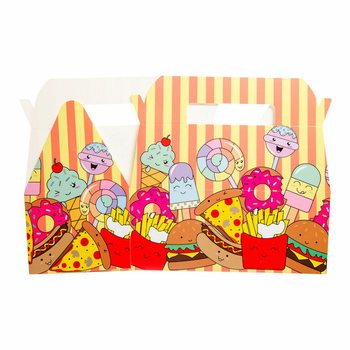 Pudełka na Menu Fastfood - 22,5 x 12 x 9,5 cm (24 sztuki)