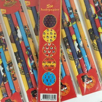 5-częściowy Zestaw Papieru do Pakowania 'De Club van Sinterklaas'