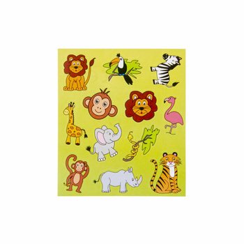 NAKLEJKI FUN STICKERS &ndash; MODEL: ZWIERZĘTA Z DŻUNGLI (120 szt.)