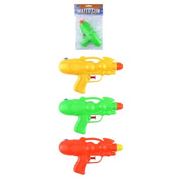 PISTOLET NA WODĘ - 17CM - MIX KOLOR&Oacute;W (12 szt.)